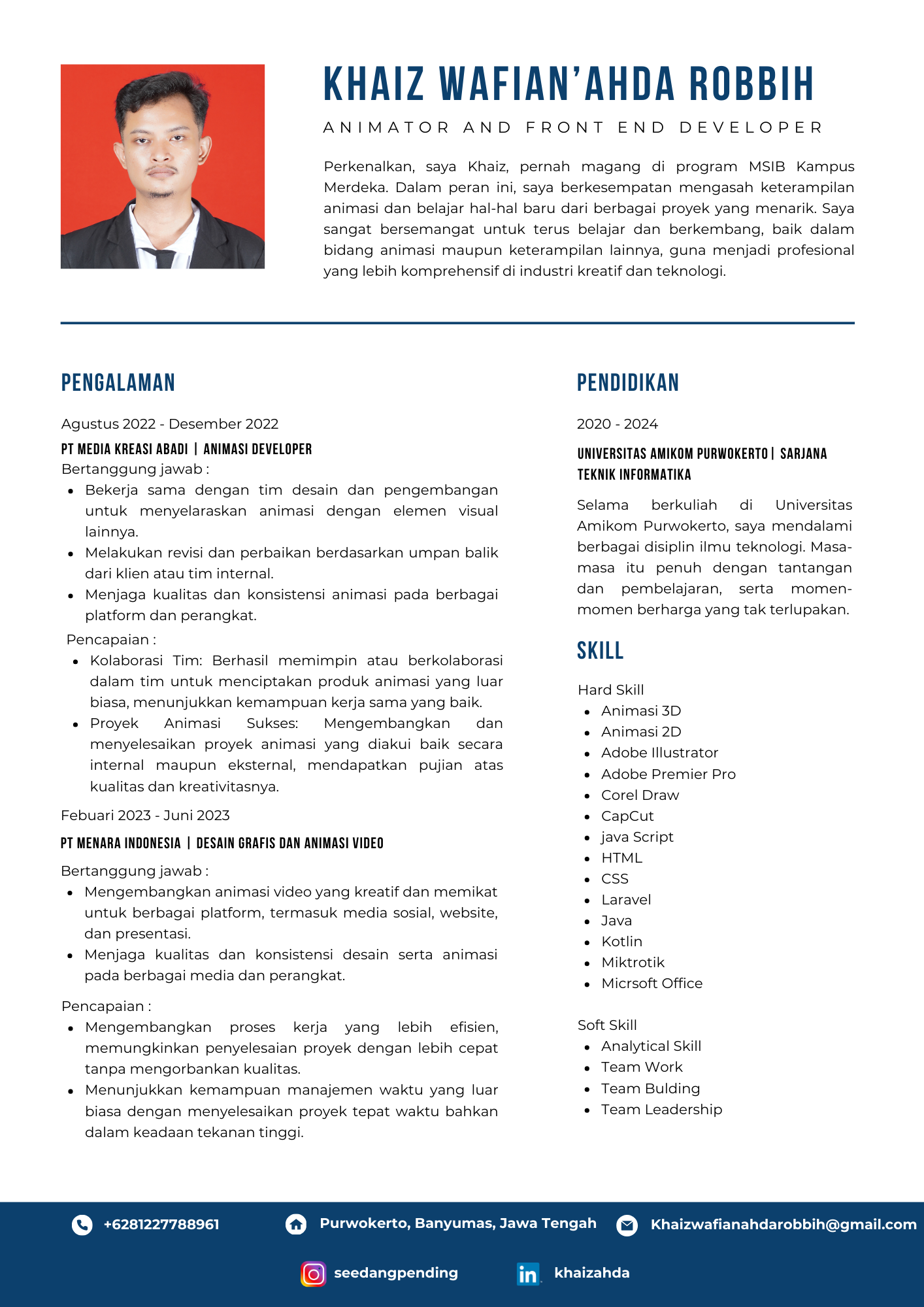 Resume Page 1